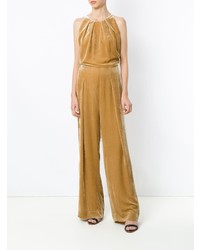 Табачный комбинезон от Andrea Marques