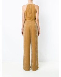 Табачный комбинезон от Andrea Marques