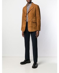 Мужской табачный пиджак от Prada