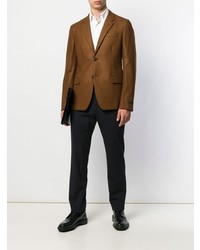 Мужской табачный пиджак от Prada