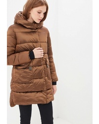 Женский табачный пуховик от Grishko