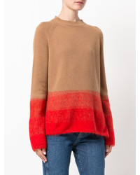 Женский табачный свитер из мохера от Etro