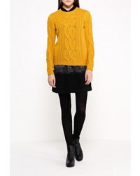 Женский табачный свитер с круглым вырезом от Tom Farr