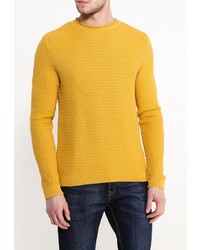 Мужской табачный свитер с круглым вырезом от Topman