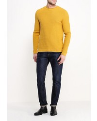 Мужской табачный свитер с круглым вырезом от Topman