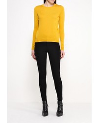 Женский табачный свитер с круглым вырезом от Topshop