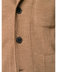 Мужской табачный шерстяной вязаный пиджак от Paul Smith