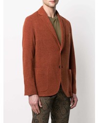 Мужской табачный шерстяной пиджак от Etro
