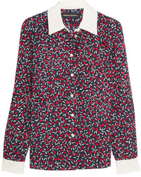 Темно-бирюзовая блузка от Vanessa Seward