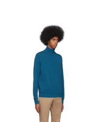 Мужская темно-бирюзовая водолазка от Ps By Paul Smith