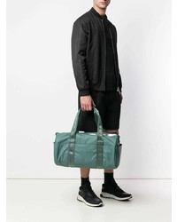 Мужская темно-бирюзовая дорожная сумка из плотной ткани от Diesel