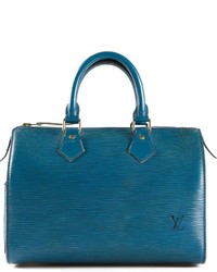 Женская темно-бирюзовая кожаная сумка от Louis Vuitton