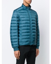 Мужская темно-бирюзовая куртка-пуховик от Prada