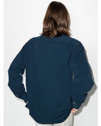 Мужская темно-бирюзовая куртка-рубашка от Eleventy
