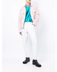 Мужская темно-бирюзовая майка от Doublet