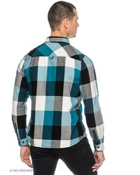 Мужская темно-бирюзовая рубашка с длинным рукавом от Outfitters Nation