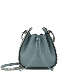 Темно-бирюзовая сумка-мешок от Valentino