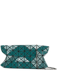 Женская темно-бирюзовая сумка с геометрическим рисунком от Bao Bao Issey Miyake