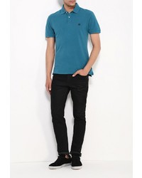 Мужская темно-бирюзовая футболка-поло от Billabong