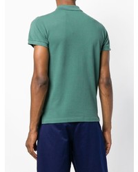 Мужская темно-бирюзовая футболка-поло от Etro
