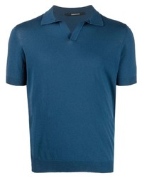 Мужская темно-бирюзовая футболка-поло от Tagliatore