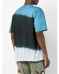 Мужская темно-бирюзовая футболка с круглым вырезом с принтом от MARKET