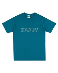 Мужская темно-бирюзовая футболка с круглым вырезом с принтом от Stadium Goods