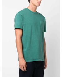 Мужская темно-бирюзовая футболка с круглым вырезом от Polo Ralph Lauren