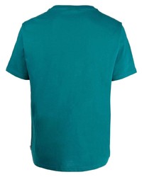 Мужская темно-бирюзовая футболка с круглым вырезом от SPORT b. by agnès b.