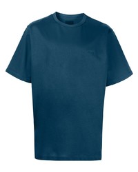 Мужская темно-бирюзовая футболка с круглым вырезом от Juun.J