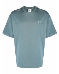 Мужская темно-бирюзовая футболка с круглым вырезом от Nike