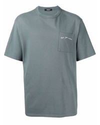 Мужская темно-бирюзовая футболка с круглым вырезом от UNDERCOVE