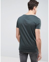 Мужская темно-бирюзовая футболка от Asos