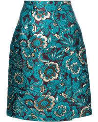 Темно-бирюзовая юбка от Dolce & Gabbana