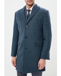 Темно-бирюзовое длинное пальто от Bazioni
