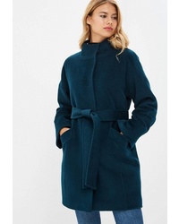 Женское темно-бирюзовое пальто от Annborg