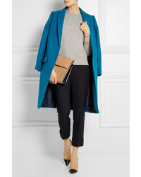 Женское темно-бирюзовое пальто от J.Crew