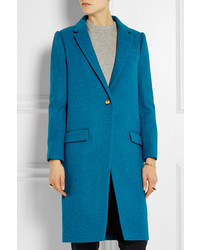 Женское темно-бирюзовое пальто от J.Crew