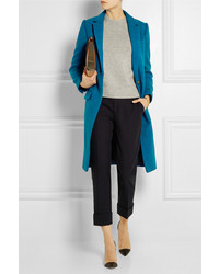 Женское темно-бирюзовое пальто от J.Crew