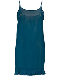 Темно-бирюзовое платье со складками от Twin-Set