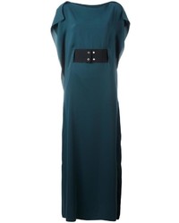 Темно-бирюзовое платье от MM6 MAISON MARGIELA