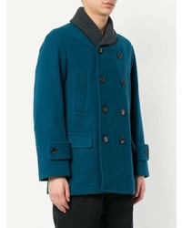 Темно-бирюзовое полупальто от TOMORROWLAND