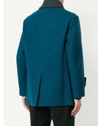 Темно-бирюзовое полупальто от TOMORROWLAND