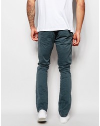 Темно-бирюзовые брюки чинос от Nudie Jeans