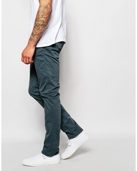 Темно-бирюзовые брюки чинос от Nudie Jeans