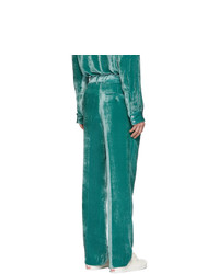 Темно-бирюзовые вельветовые брюки чинос от Sies Marjan