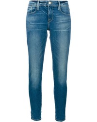 Темно-бирюзовые джинсы-бойфренды от Frame