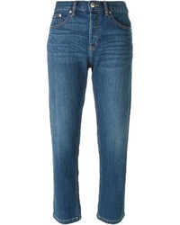 Темно-бирюзовые джинсы-бойфренды от Marc by Marc Jacobs