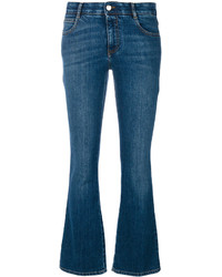 Женские темно-бирюзовые джинсы с вышивкой от Stella McCartney