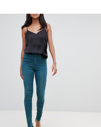 Темно-бирюзовые джинсы скинни от Asos Tall